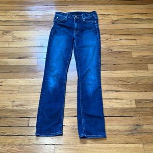 Mother Denim Mid Rise Dazzler Ankle Size 25